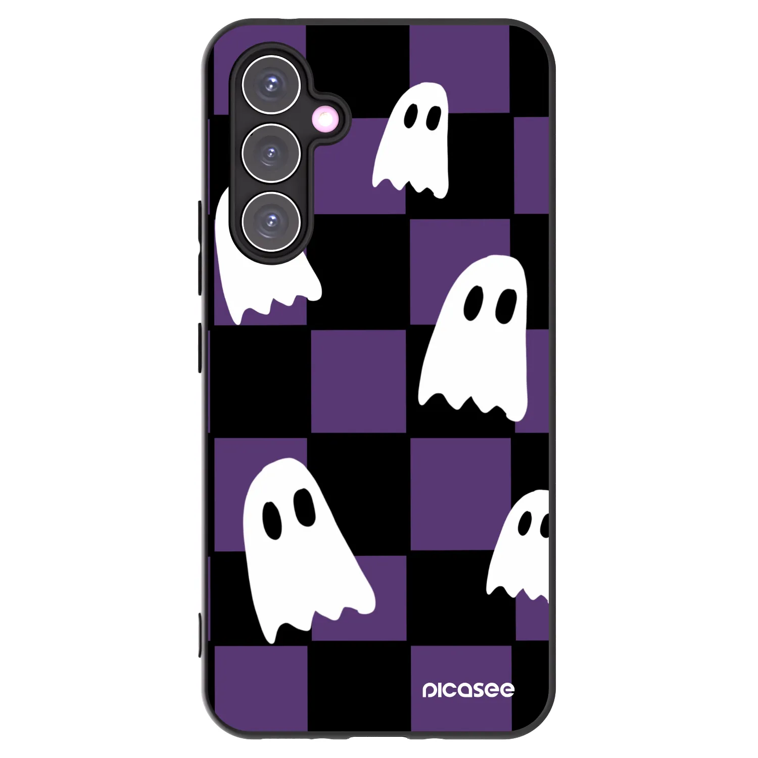Picasee husă neagră din silicon pentru Samsung Galaxy A54 5G A546B - Ghosts