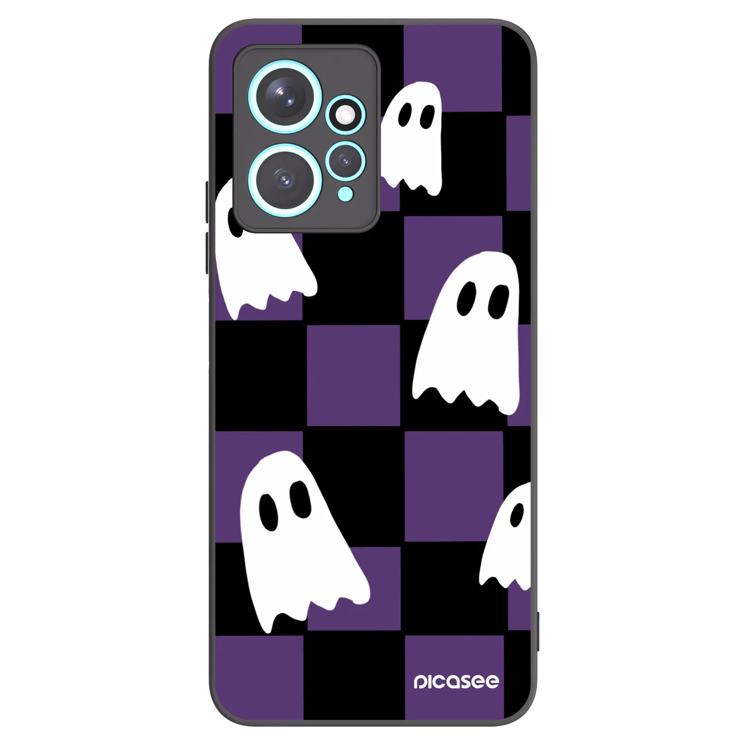 Picasee husă neagră din silicon pentru Xiaomi Redmi Note 12 4G - Ghosts