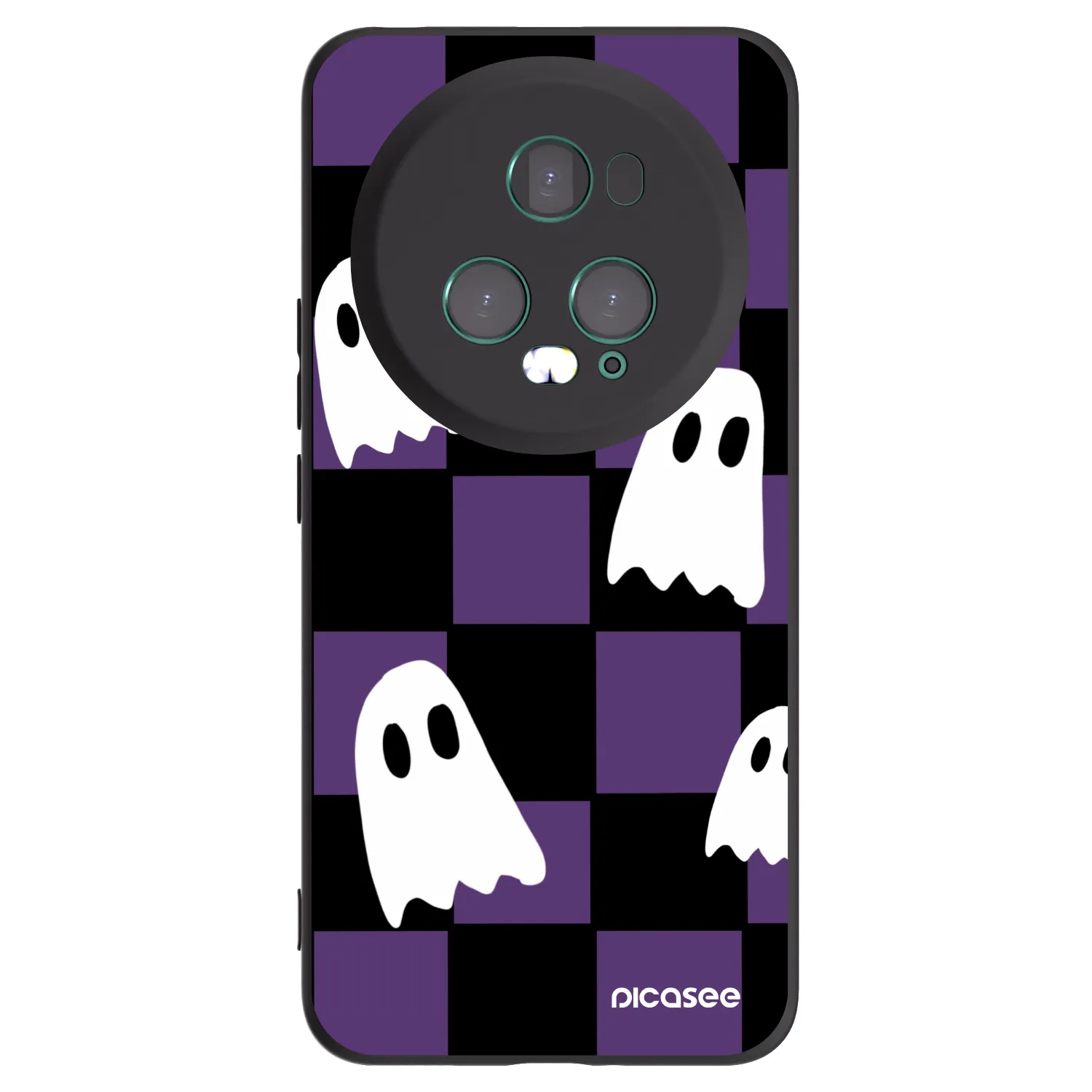 Picasee husă neagră din silicon pentru Honor Magic5 Pro - Ghosts