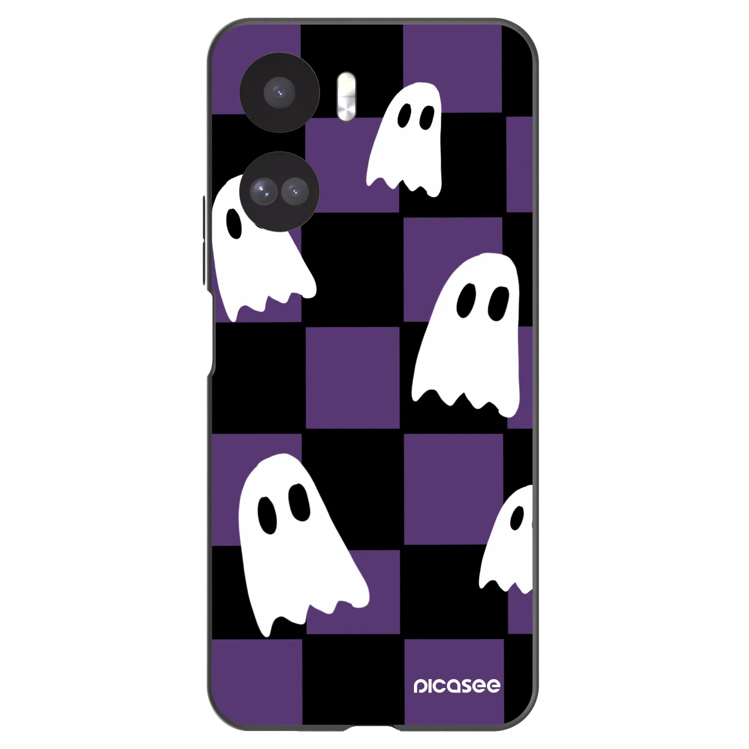 Picasee husă neagră din silicon pentru Honor 90 Lite 5G - Ghosts