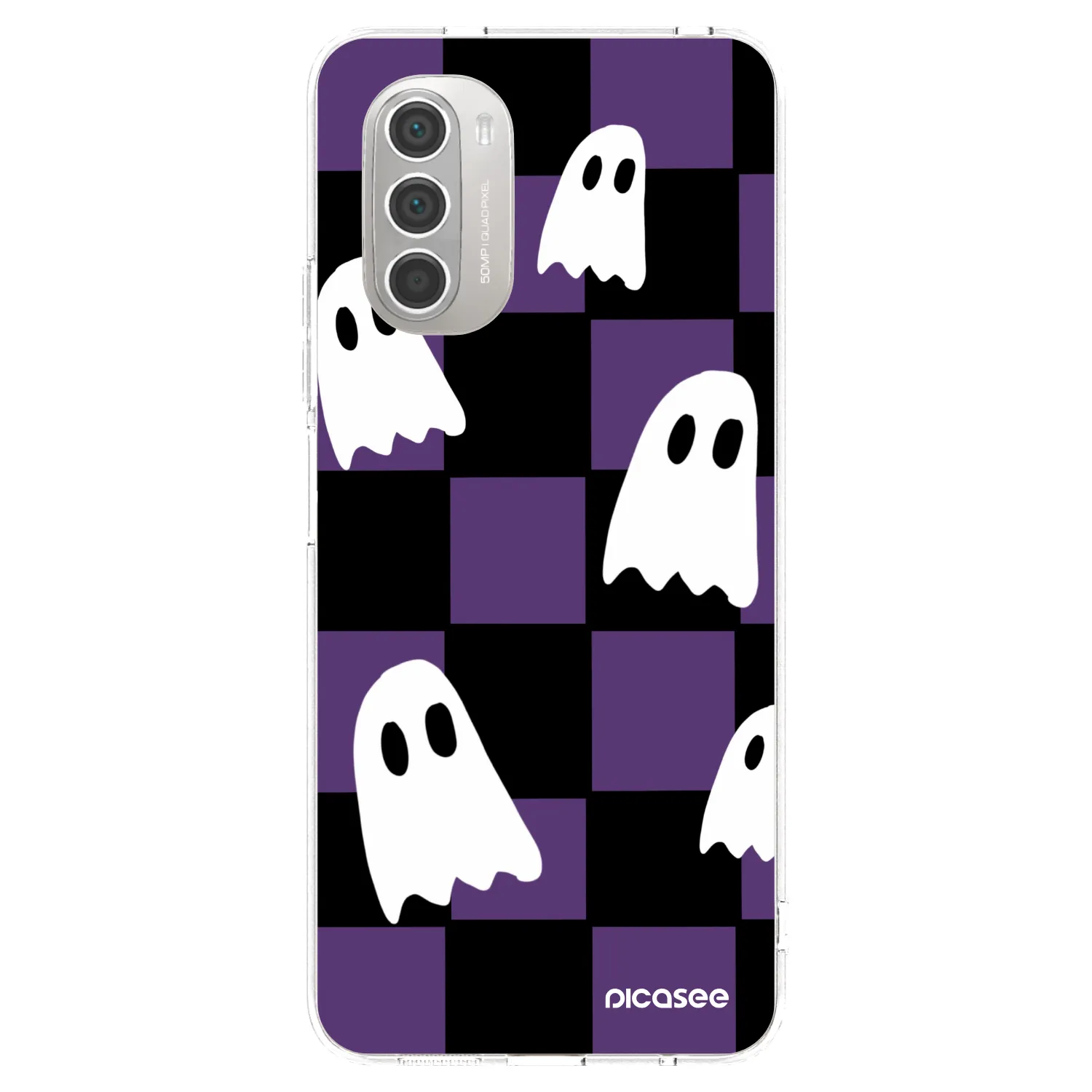 Picasee husă transparentă din silicon pentru Motorola Moto G51 - Ghosts