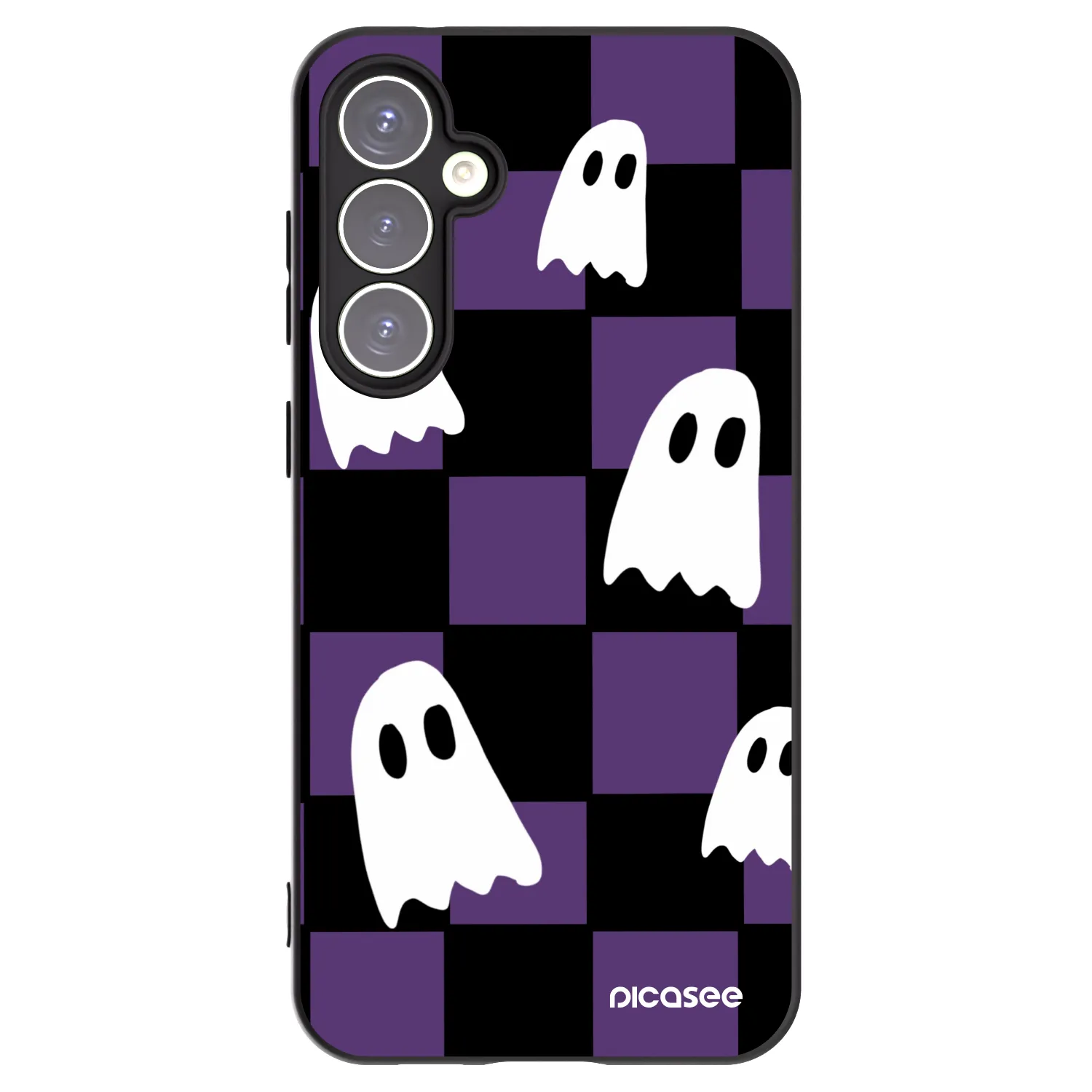 Picasee husă neagră din silicon pentru Samsung Galaxy S23 FE S711B - Ghosts