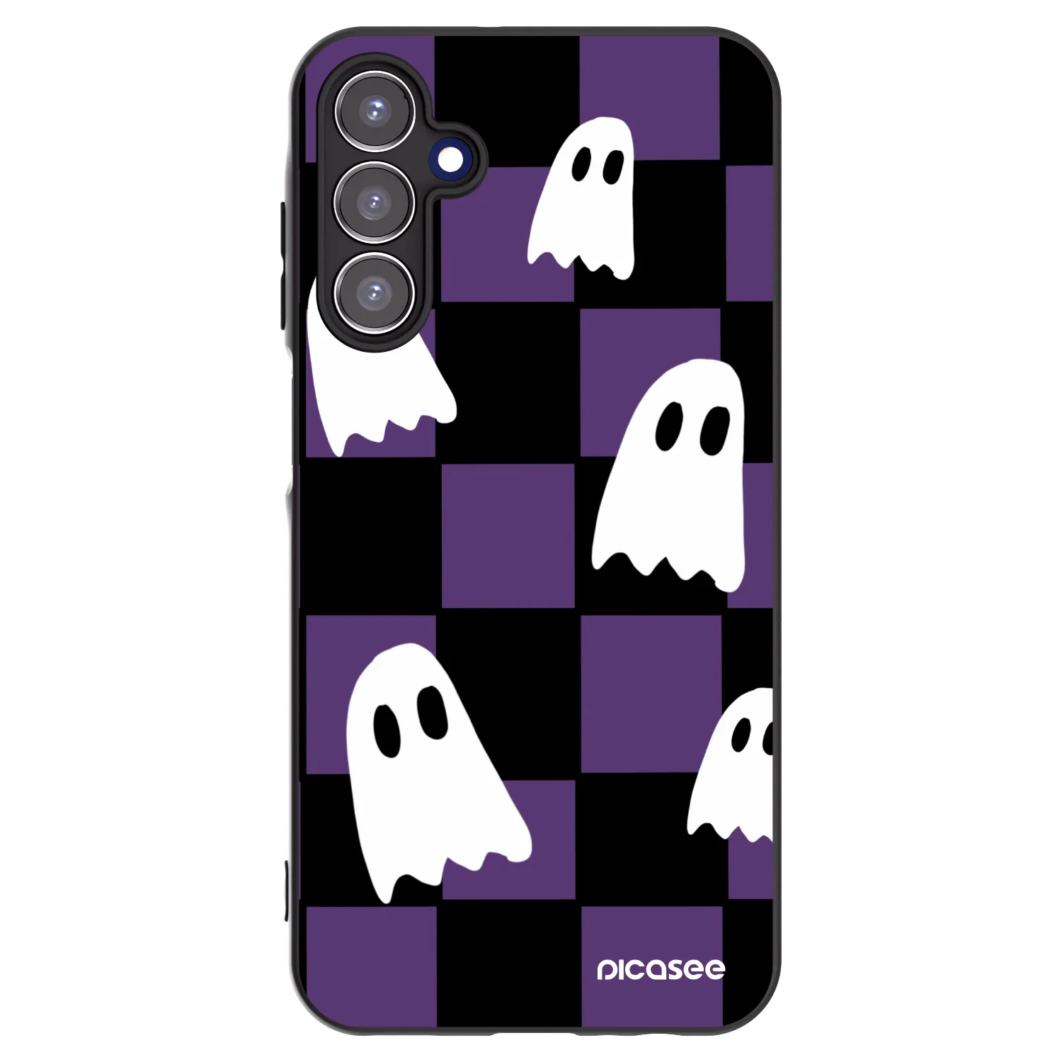 Picasee husă neagră din silicon pentru Samsung Galaxy A15 A156B 5G - Ghosts