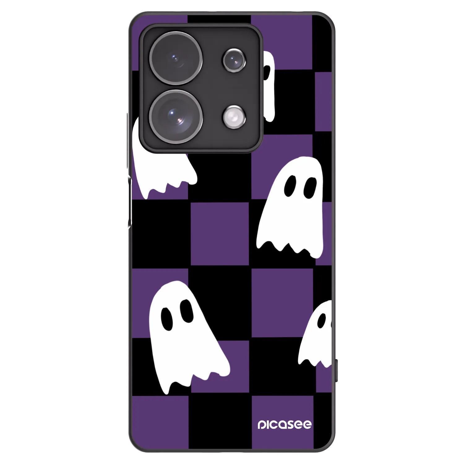 Picasee husă neagră din silicon pentru Xiaomi Redmi Note 13 Pro 4G - Ghosts