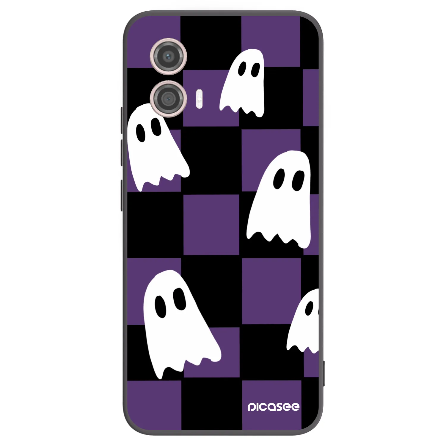 Picasee husă neagră din silicon pentru Motorola Moto G53 5G - Ghosts