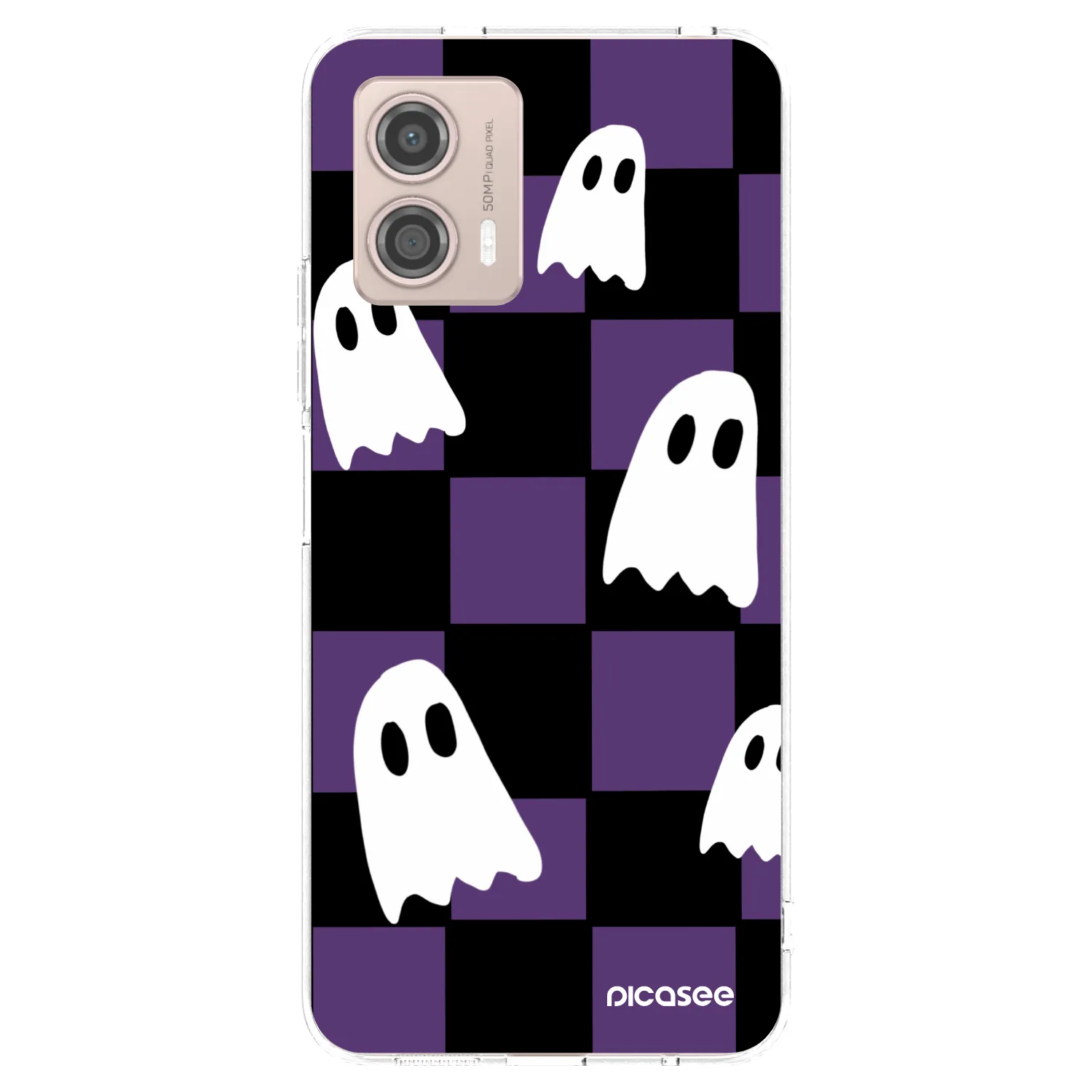 Picasee husă transparentă din silicon pentru Motorola Moto G53 5G - Ghosts