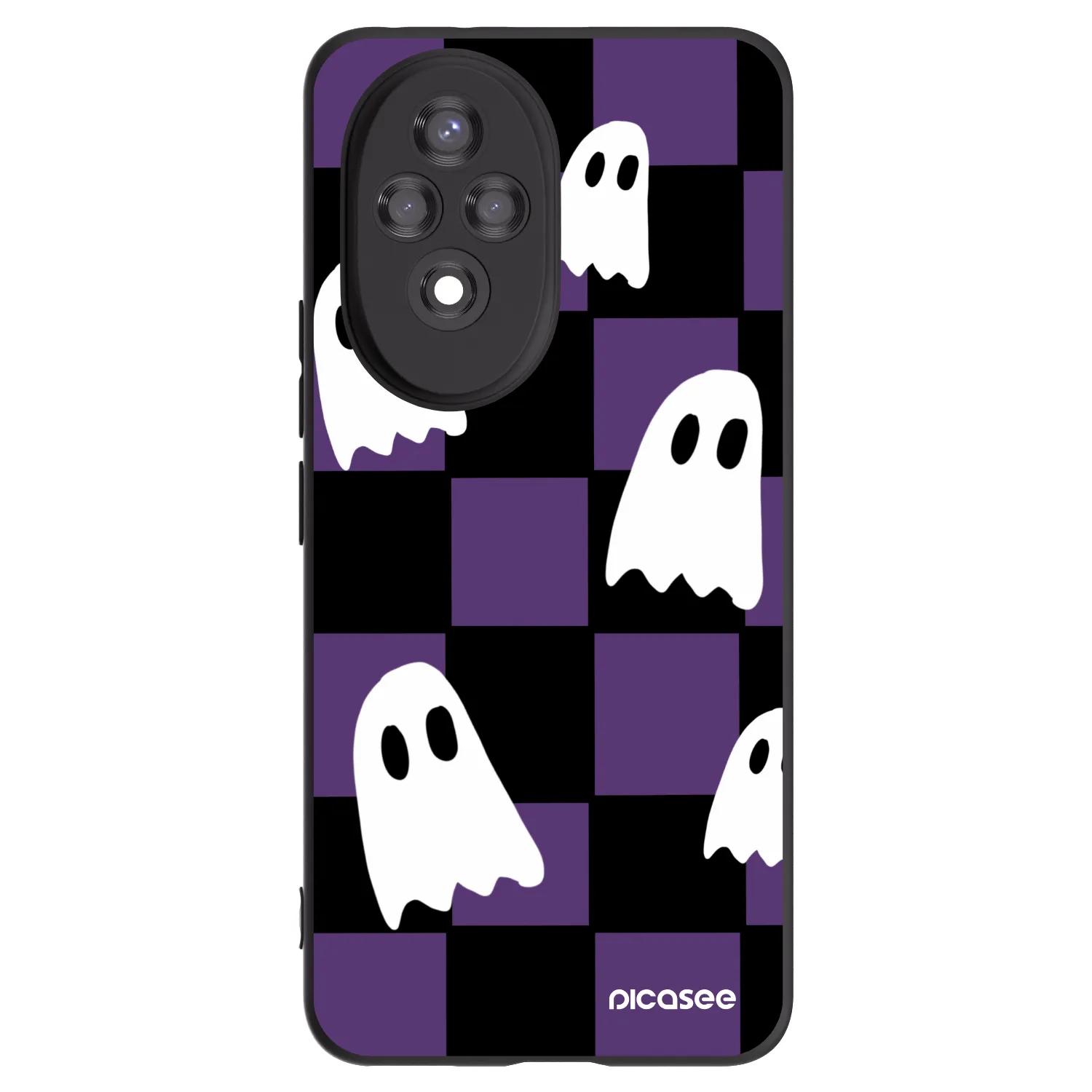 Picasee husă neagră din silicon pentru Honor 200 5G - Ghosts