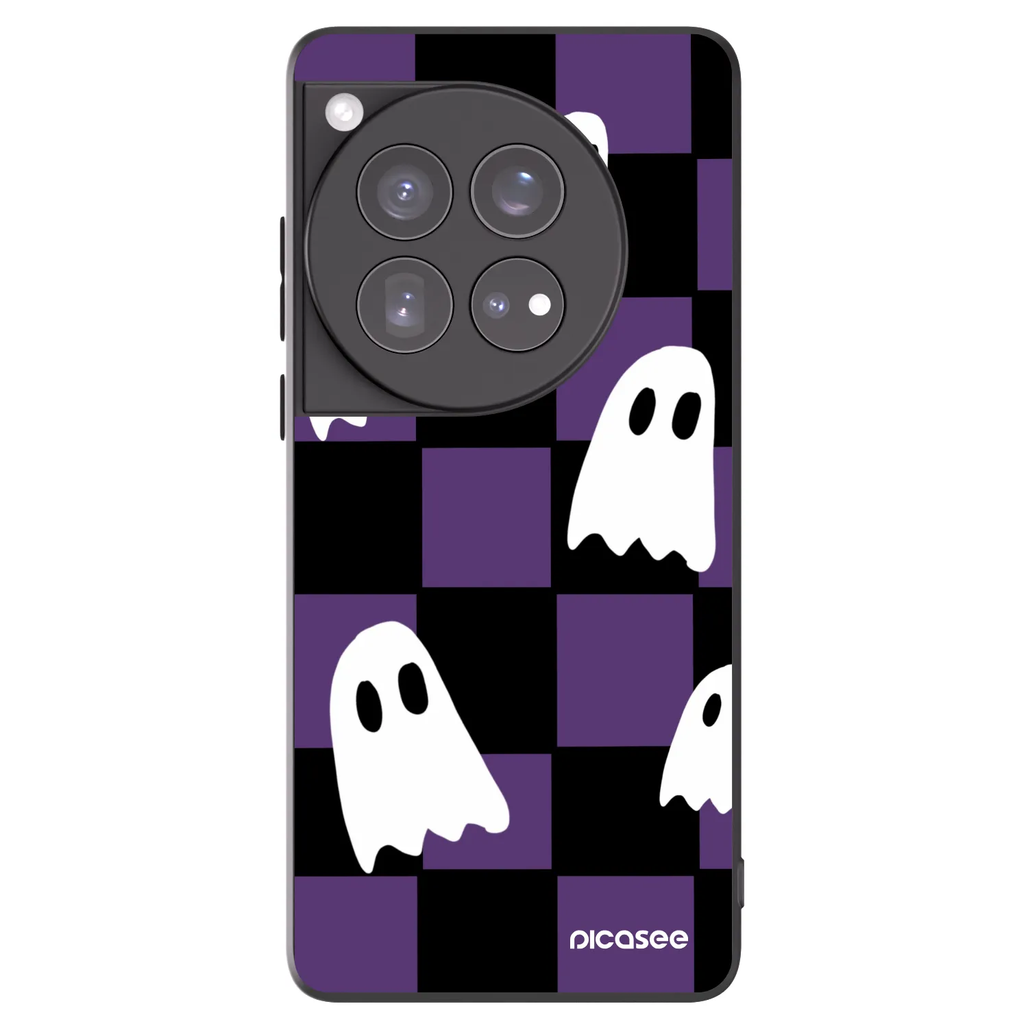Picasee husă neagră din silicon pentru OnePlus 12 5G - Ghosts