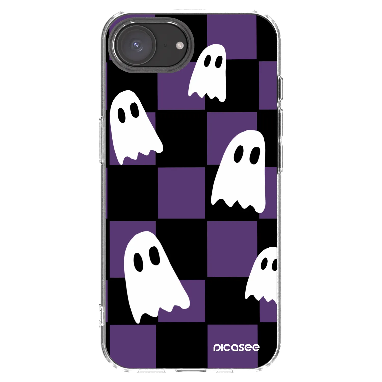 Picasee husă transparentă din silicon pentru Apple iPhone 16e - Ghosts