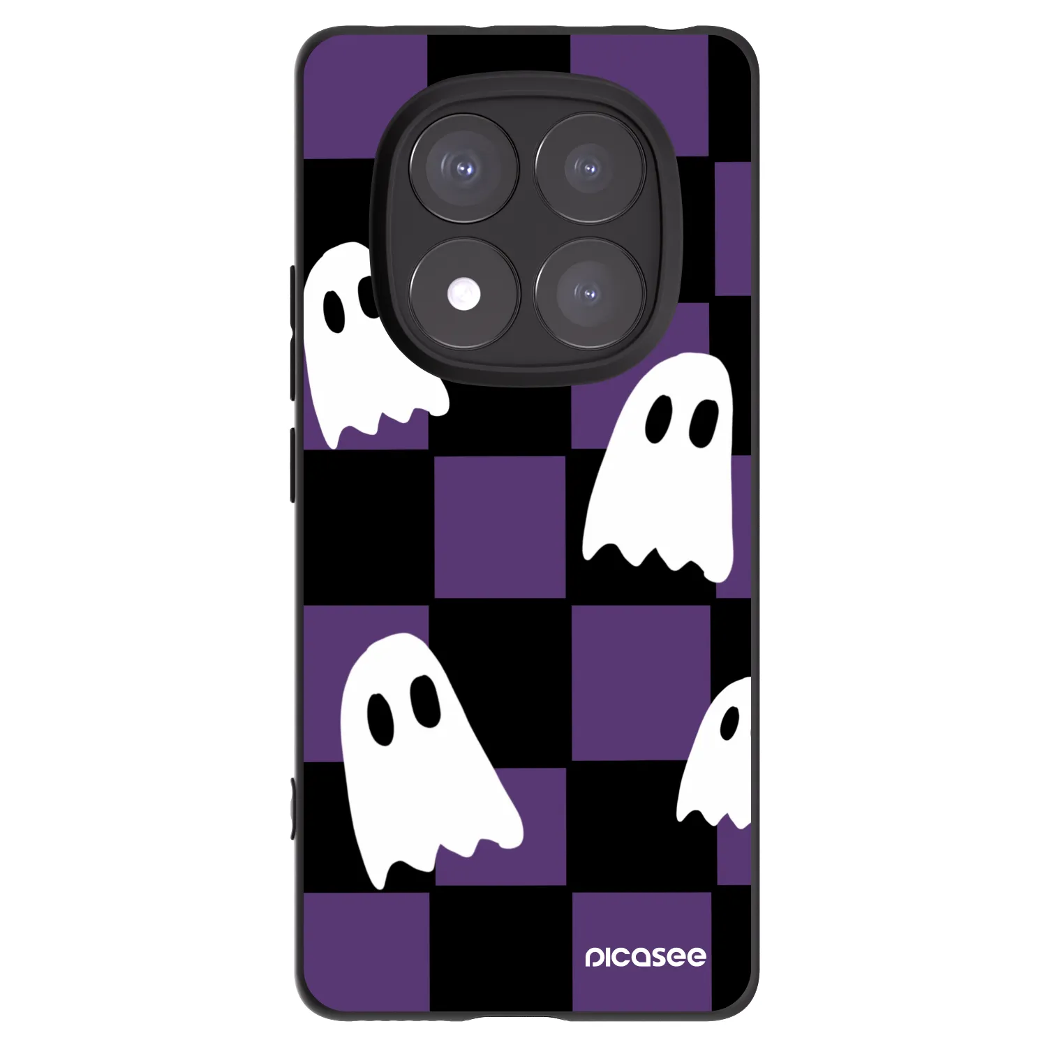 Picasee husă neagră din silicon pentru Xiaomi Redmi Note 14 Pro+ 5G - Ghosts