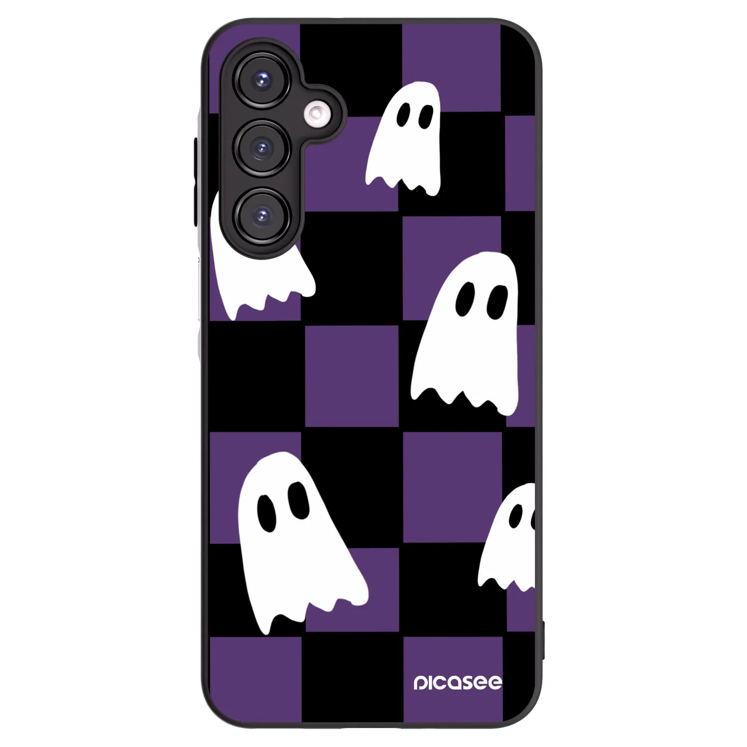 Picasee husă neagră din silicon pentru Samsung Galaxy A16 5G - Ghosts