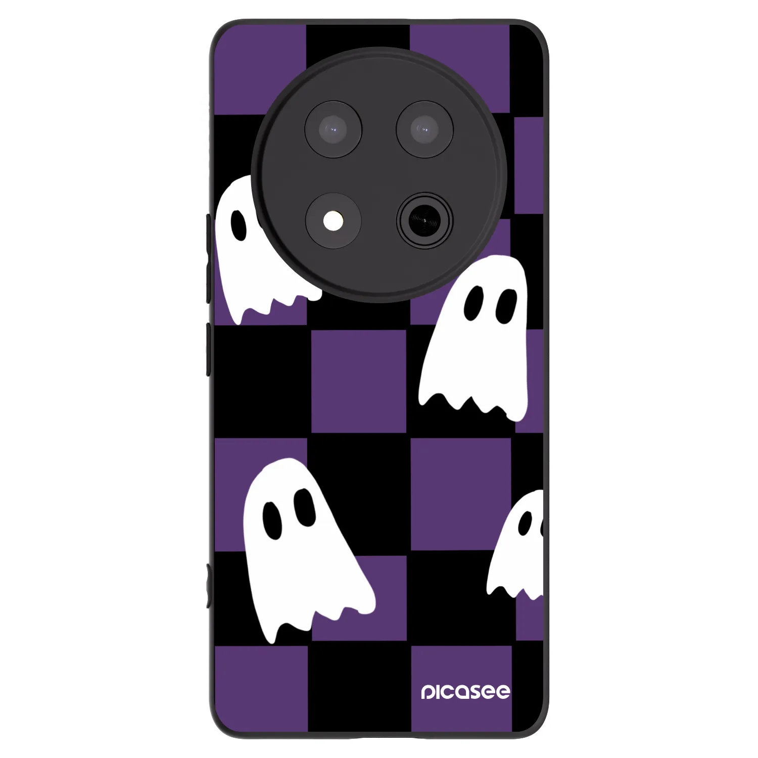 Picasee husă neagră din silicon pentru Honor Magic7 Lite 5G - Ghosts