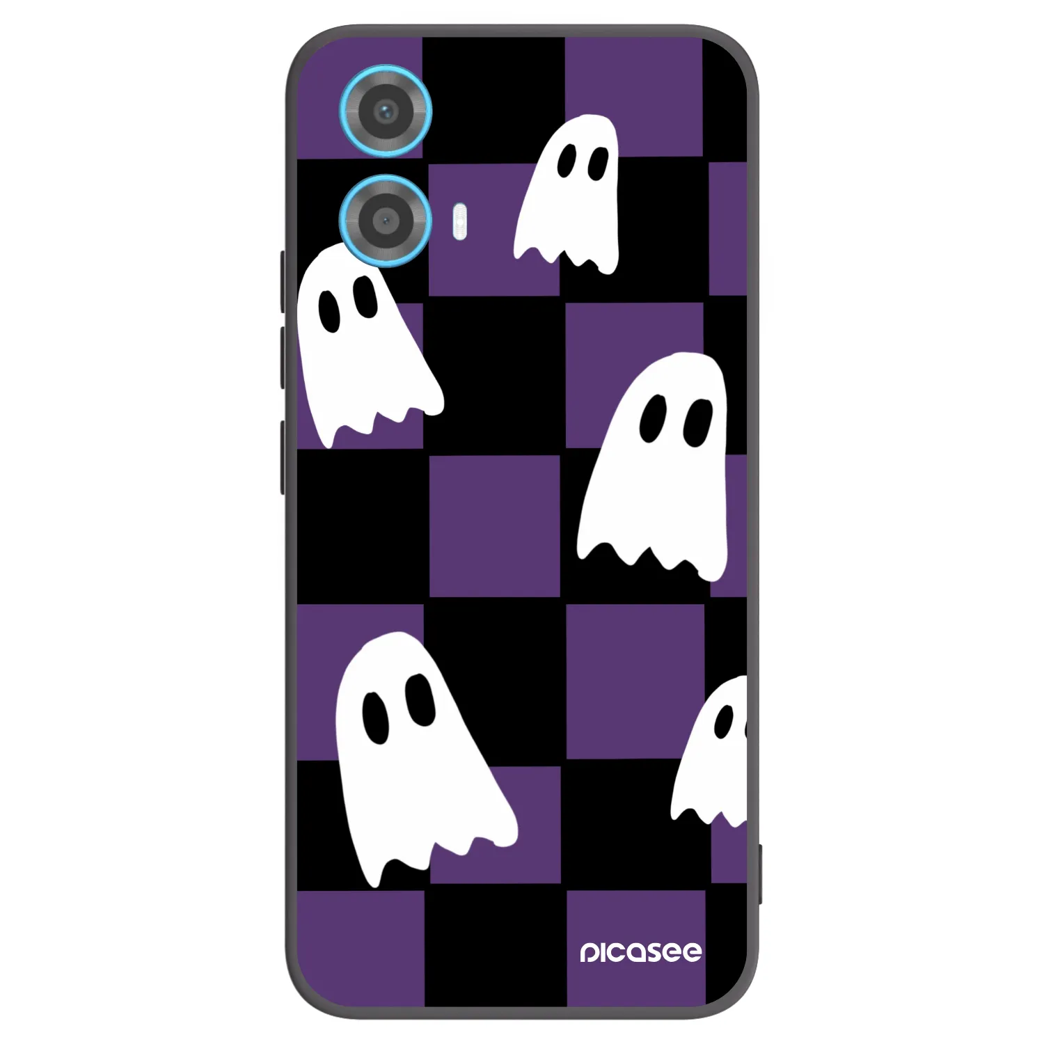 Picasee husă neagră din silicon pentru Motorola Moto G34 5G - Ghosts