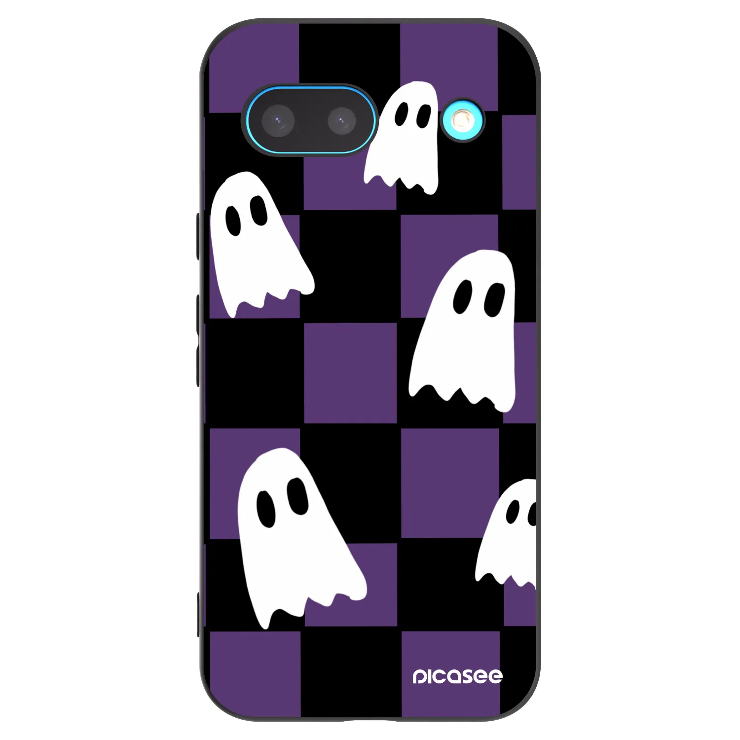 Picasee husă neagră din silicon pentru Google Pixel 8 - Ghosts