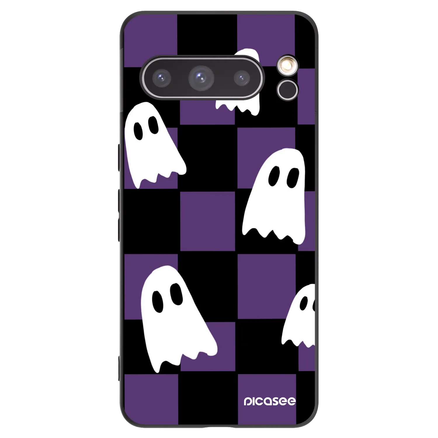 Picasee husă neagră din silicon pentru Google Pixel 8 Pro - Ghosts