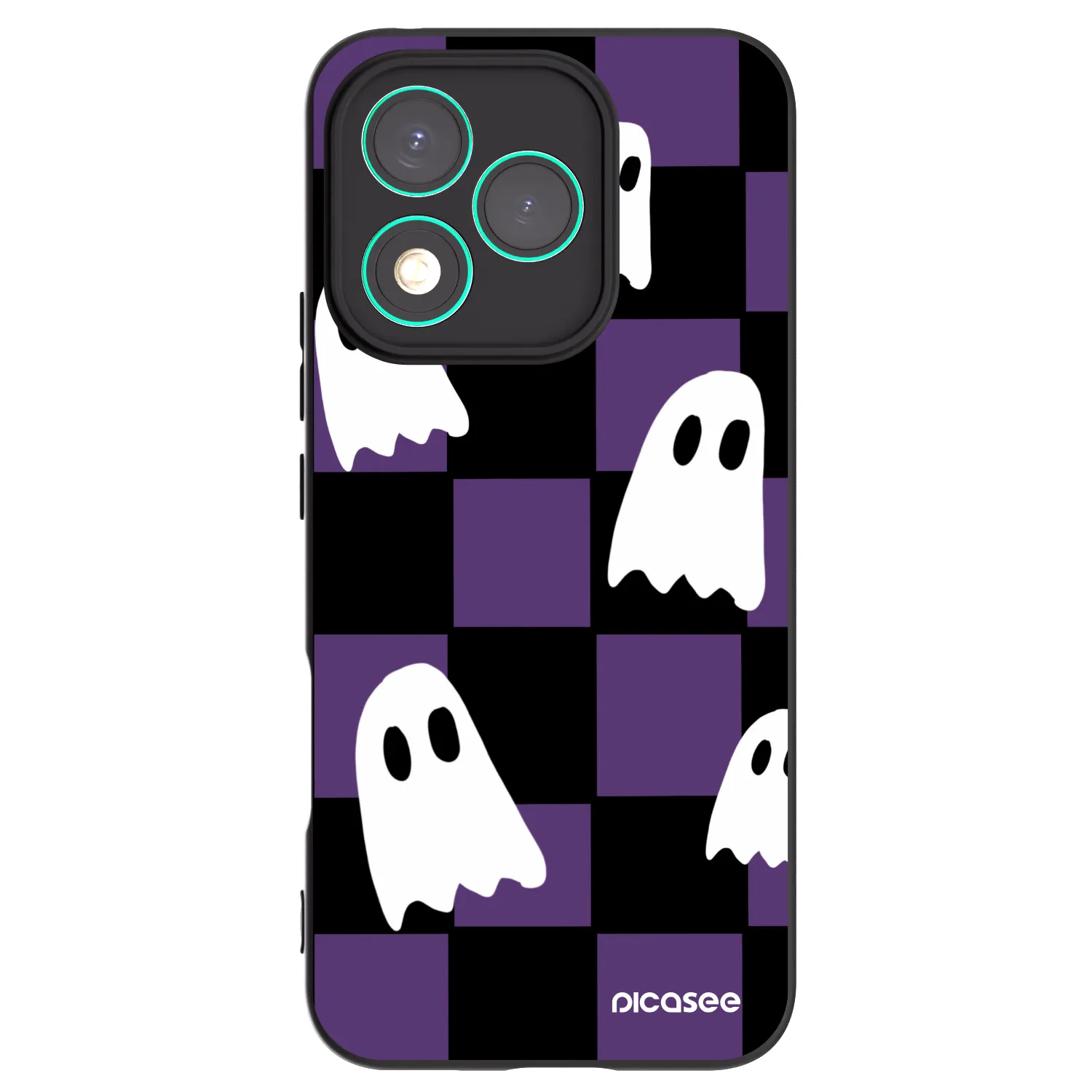 Picasee husă neagră din silicon pentru Honor 400 Lite 5G - Ghosts