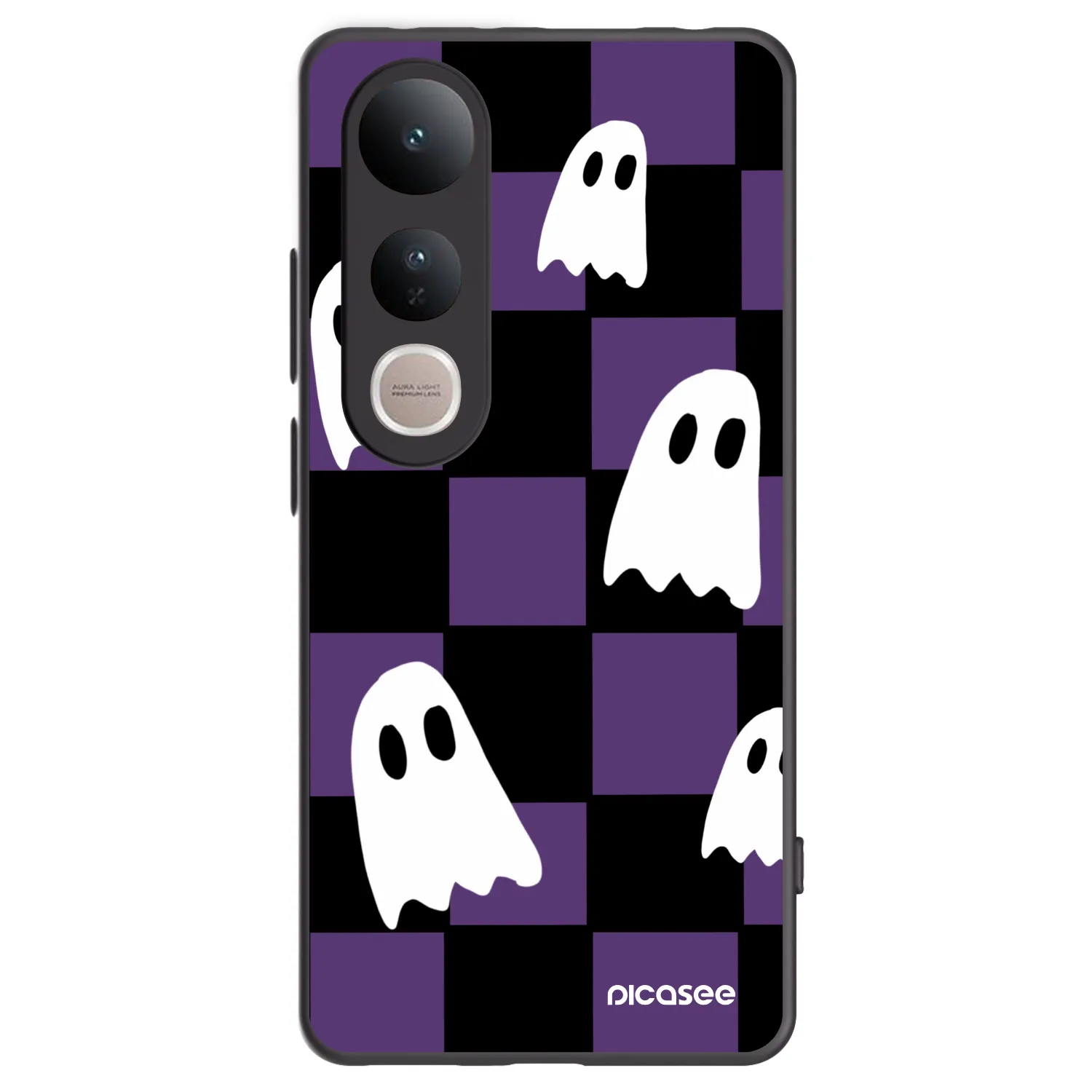 Picasee husă neagră din silicon pentru Vivo V50 Lite 5G - Ghosts