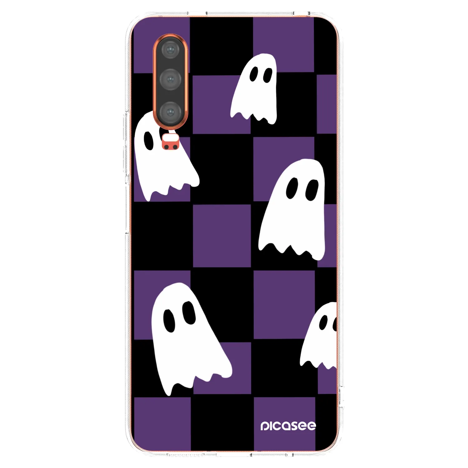 Picasee husă transparentă din silicon pentru Huawei P30 - Ghosts