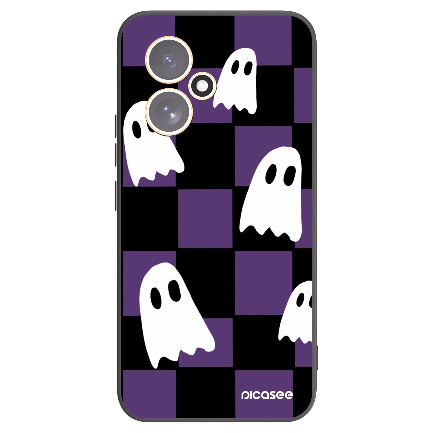 Picasee husă neagră din silicon pentru Honor 400 5G - Ghosts