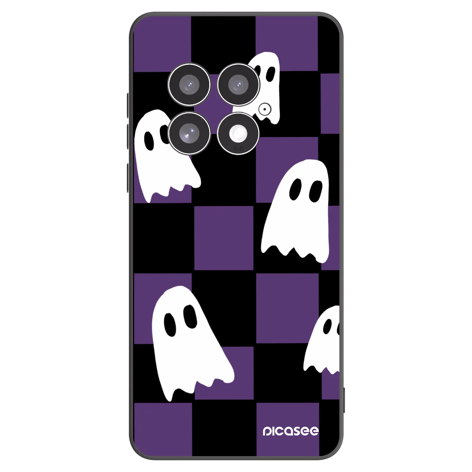 Picasee husă neagră din silicon pentru OnePlus 13 5G - Ghosts