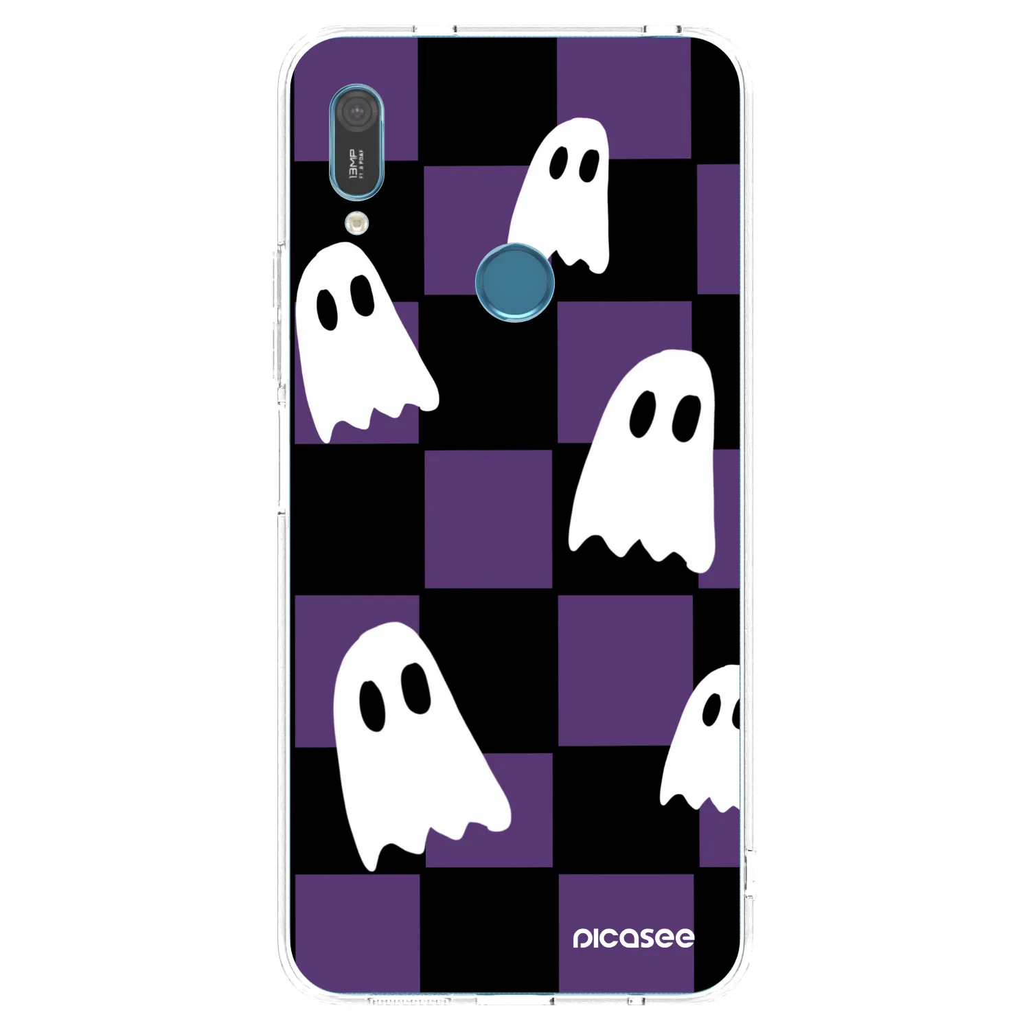 Picasee husă transparentă din silicon pentru Huawei Y6 2019 - Ghosts