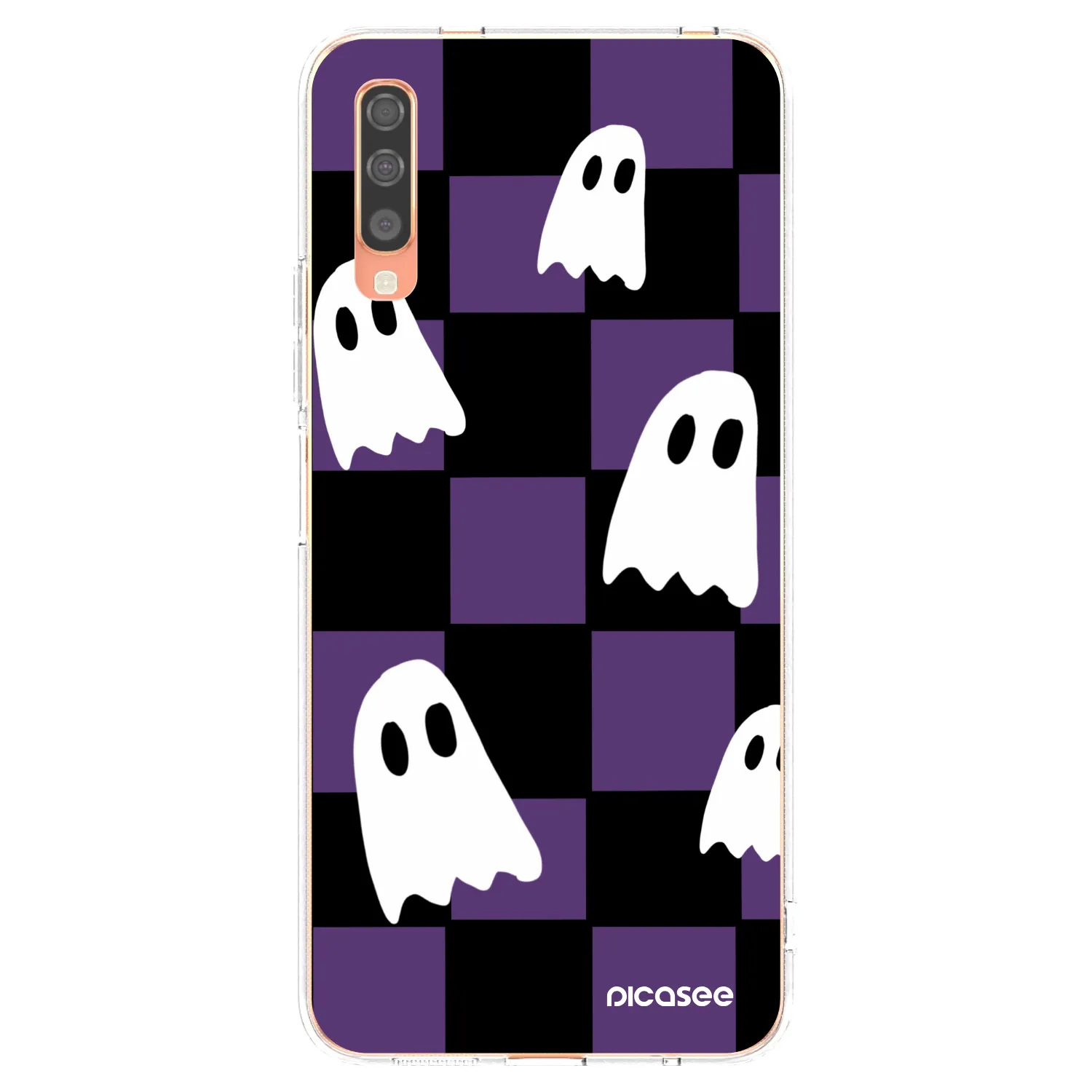 Picasee husă transparentă din silicon pentru Samsung Galaxy A70 A705F - Ghosts