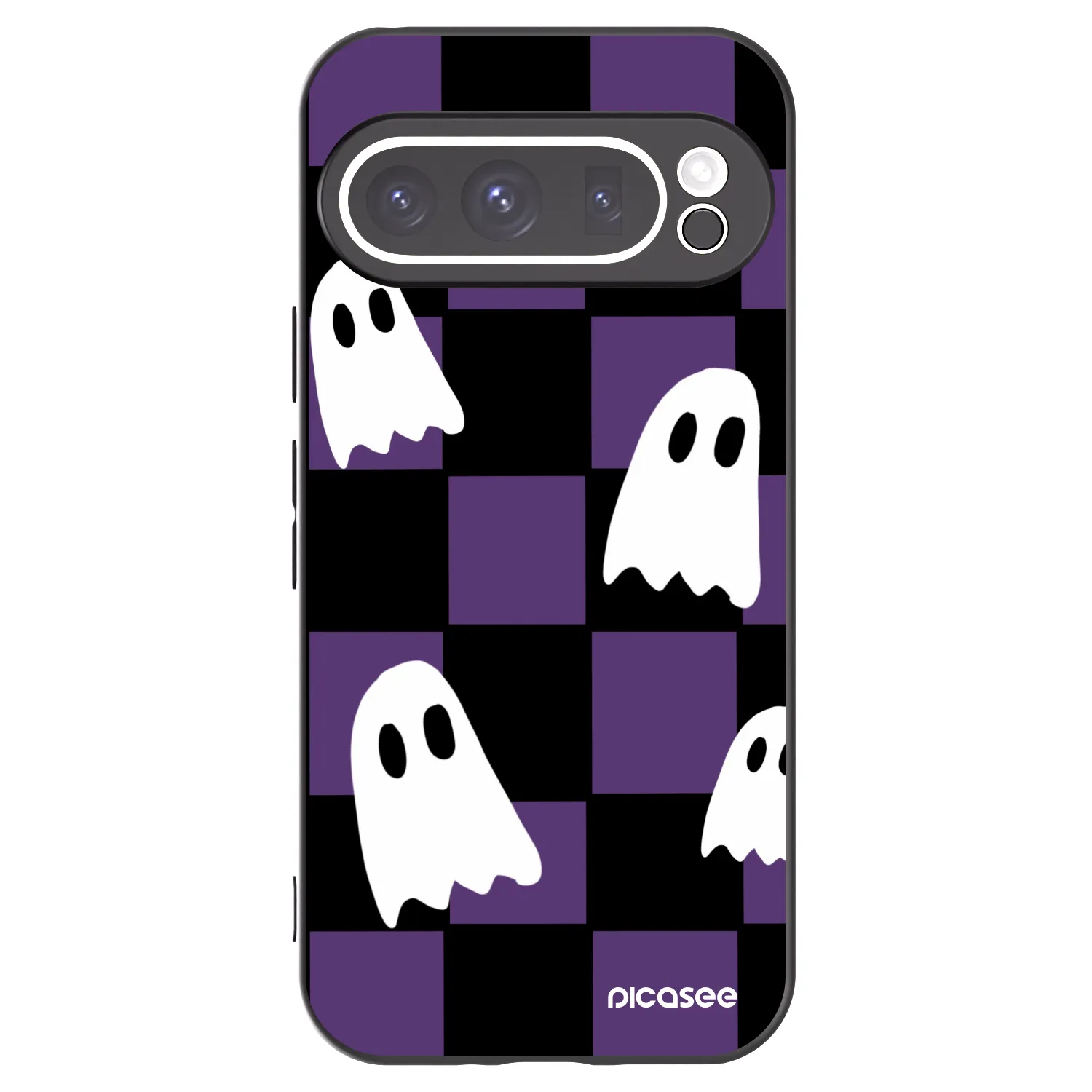 Picasee husă neagră din silicon pentru Google Pixel 9 Pro XL - Ghosts