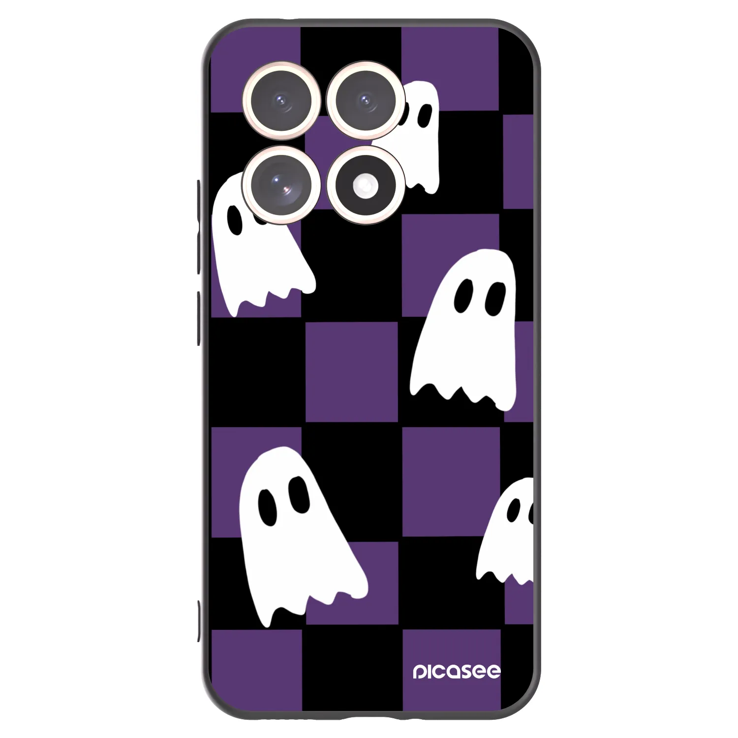 Picasee husă neagră din silicon pentru Xiaomi 15T - Ghosts