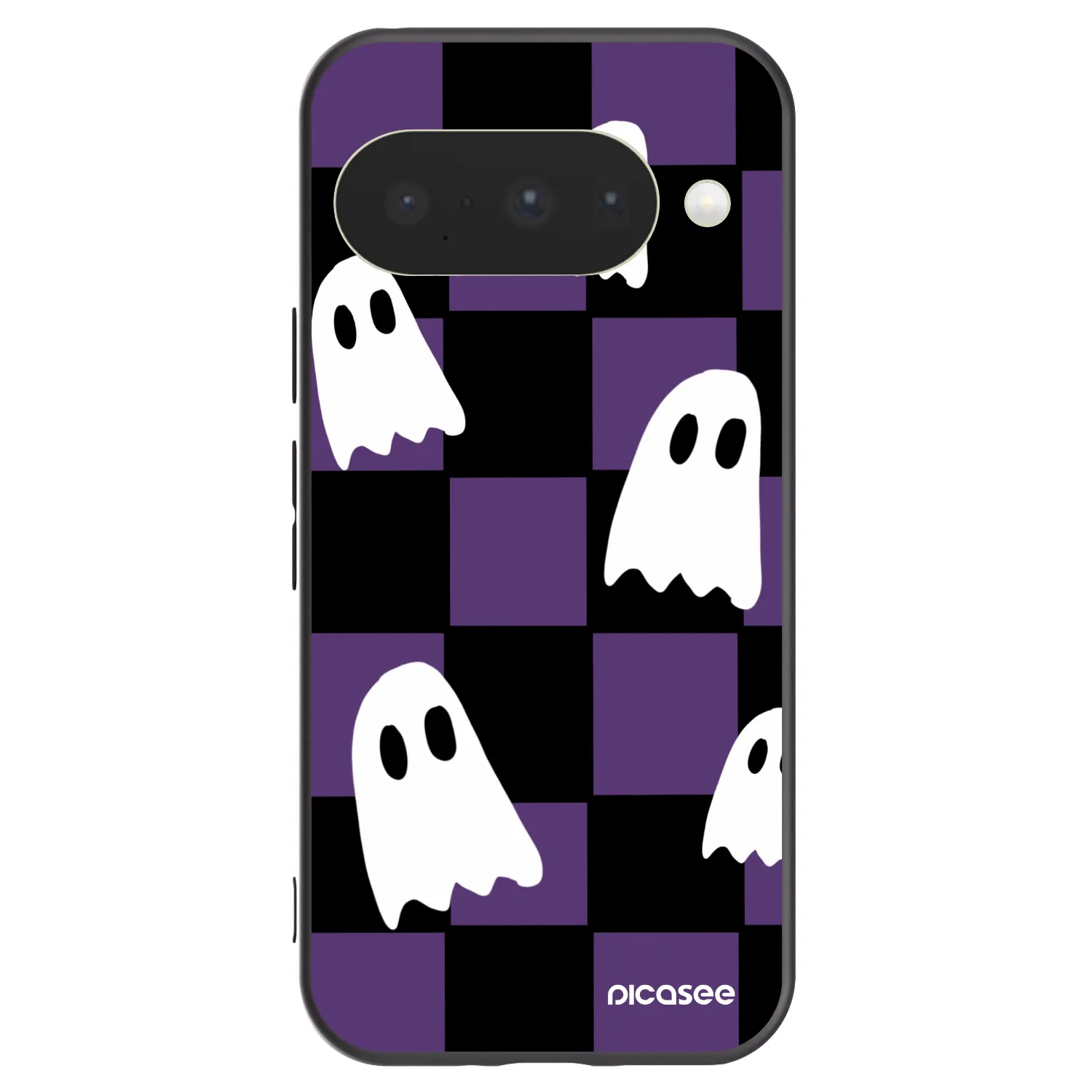 Picasee husă neagră din silicon pentru Google Pixel 10 - Ghosts