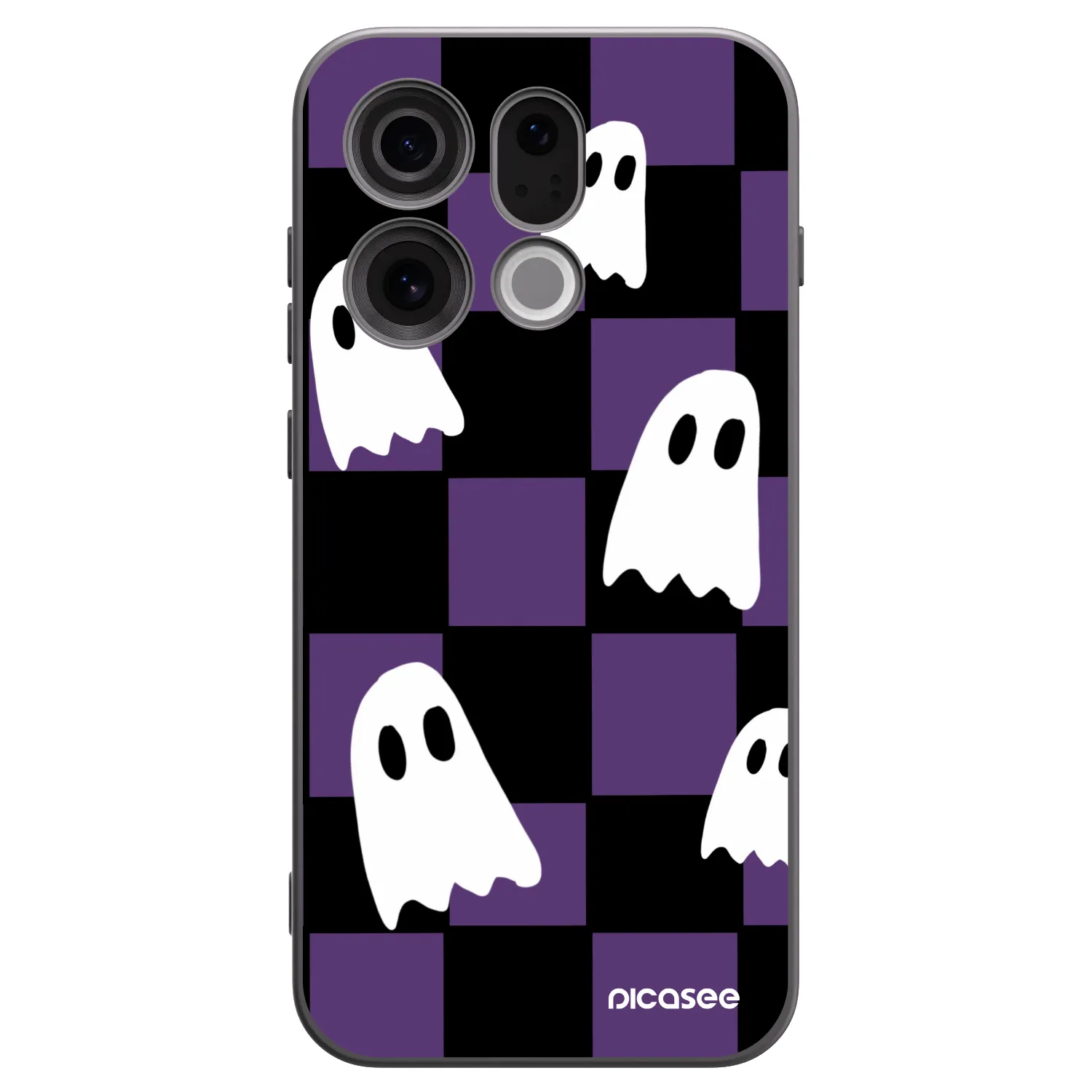 Picasee husă neagră din silicon pentru OPPO Find X9 - Ghosts