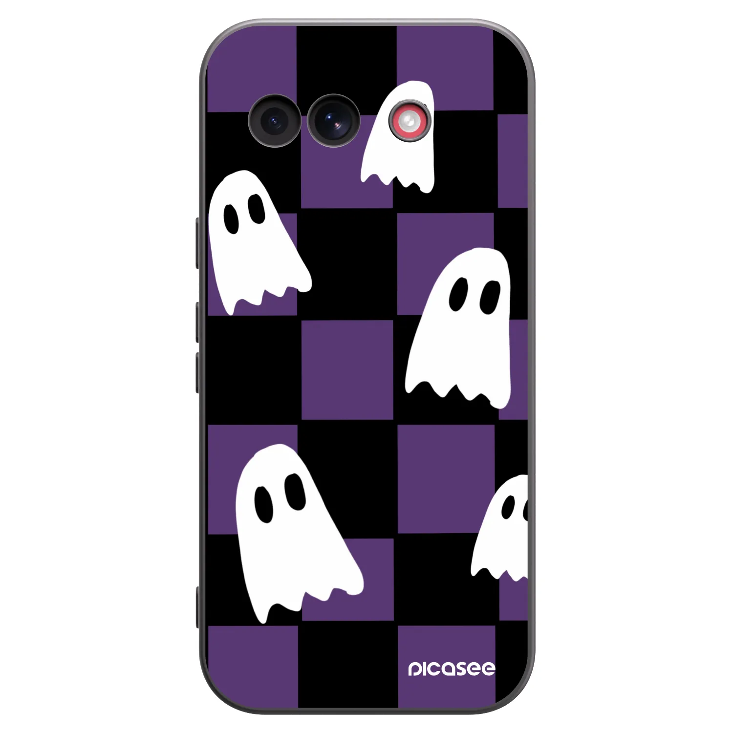 Picasee husă neagră din silicon pentru Google Pixel 10a - Ghosts