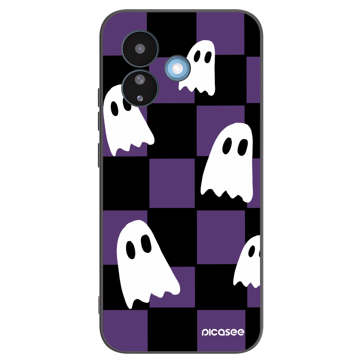 Picasee husă neagră din silicon pentru Xiaomi Redmi Note 17 Pro 5G - Ghosts