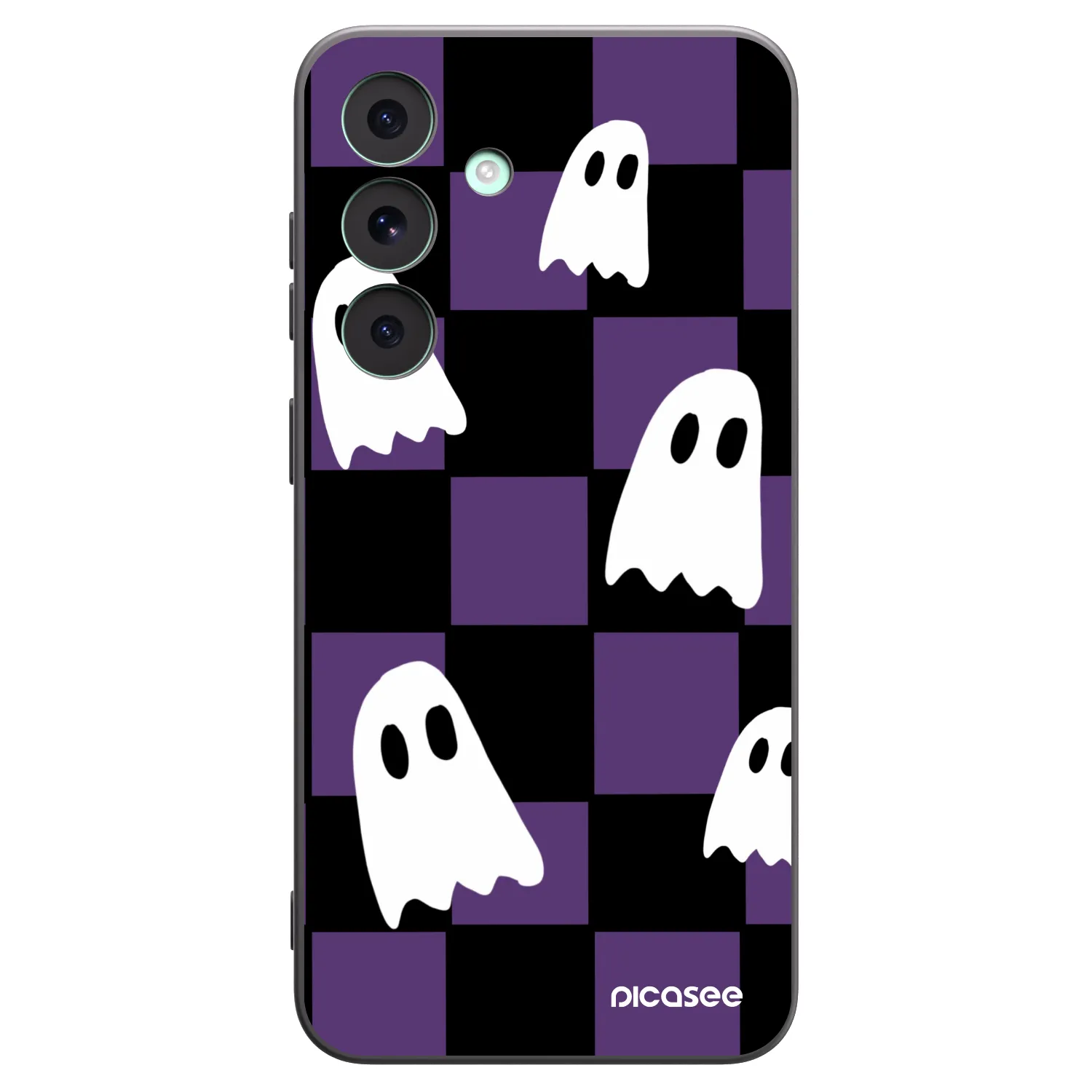 Picasee husă neagră din silicon pentru Samsung Galaxy S26 FE - Ghosts