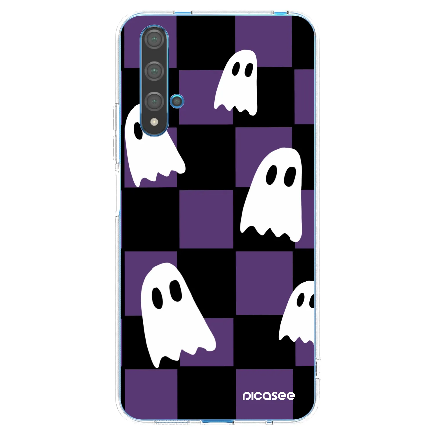 Picasee husă transparentă din silicon pentru Huawei Nova 5T - Ghosts