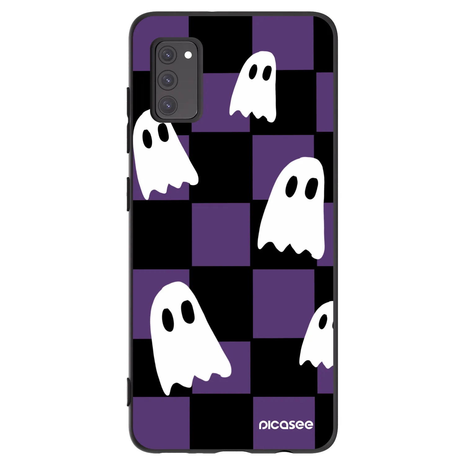 Picasee husă neagră din silicon pentru Samsung Galaxy A41 A415F - Ghosts