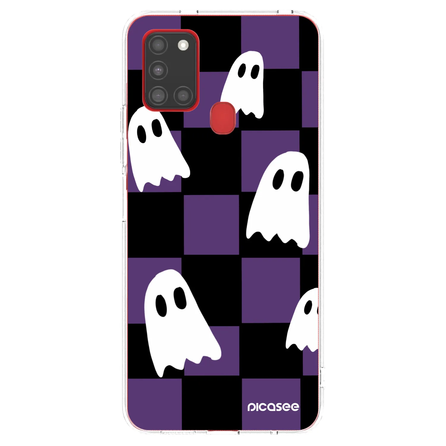 Picasee husă transparentă din silicon pentru Samsung Galaxy A21s - Ghosts