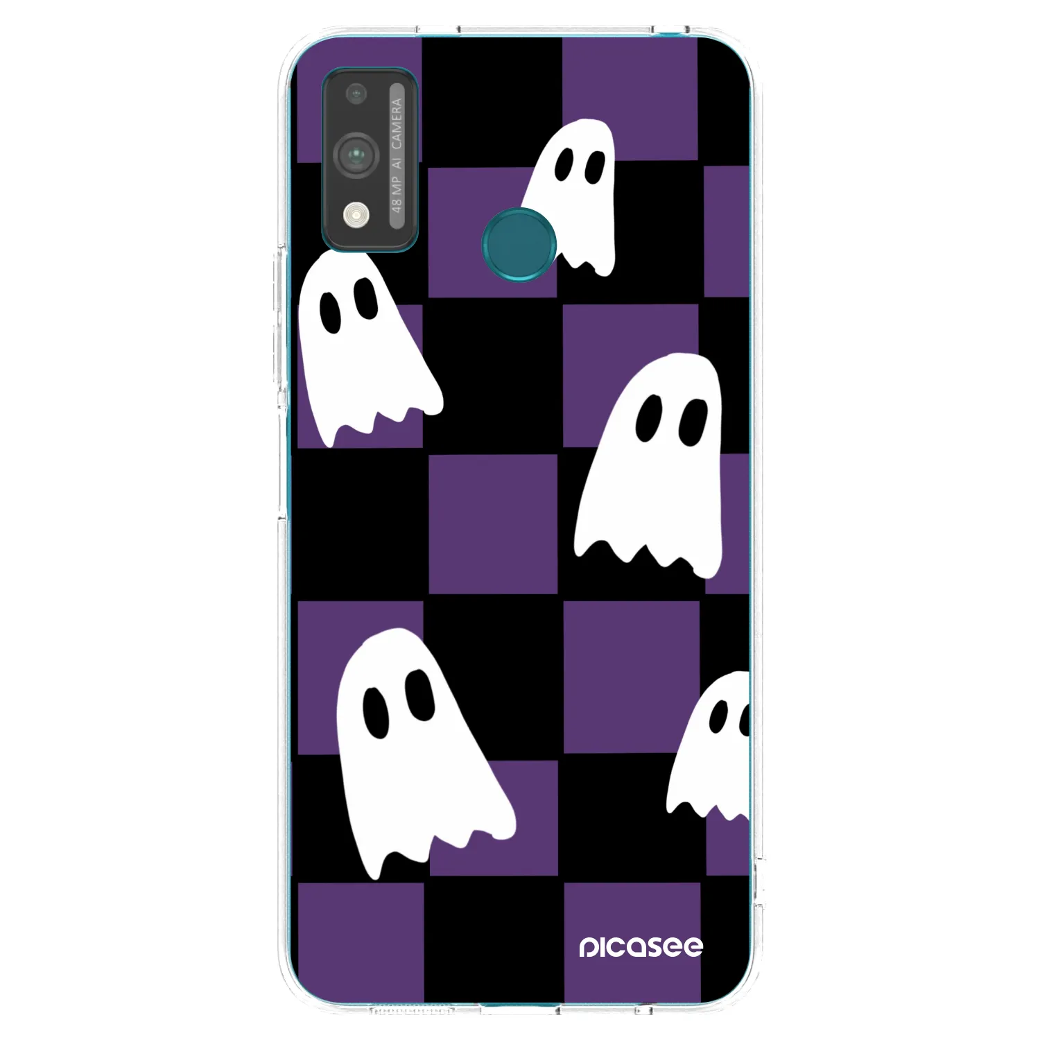 Picasee husă transparentă din silicon pentru Honor 9X Lite - Ghosts