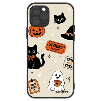 Picasee ULTIMATE CASE pentru Apple iPhone 12 Pro - Halloween stickers