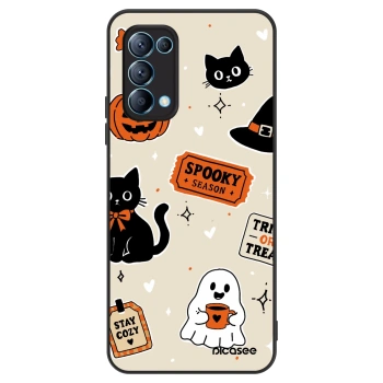 Husă pentru OPPO Reno 5 5G - Halloween stickers