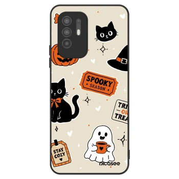 Husă pentru OPPO A94 5G - Halloween stickers