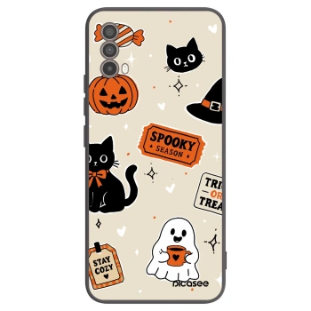 Husă pentru Motorola Moto E40 - Halloween stickers