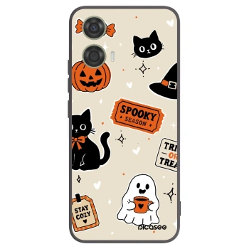 Husă pentru Motorola Moto G24 - Halloween stickers