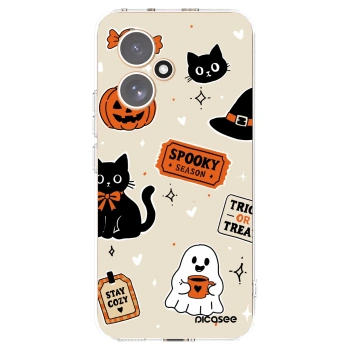 Picasee husă transparentă din silicon pentru Honor 400 5G - Halloween stickers