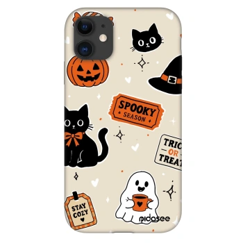 Husă pentru Apple iPhone 11 - Halloween stickers