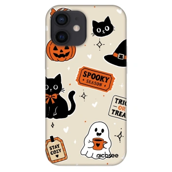 Husă pentru Apple iPhone 12 mini - Halloween stickers