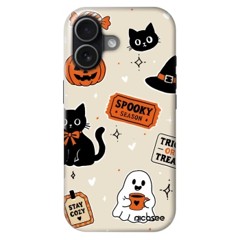 Husă pentru Apple iPhone 17 - Halloween stickers