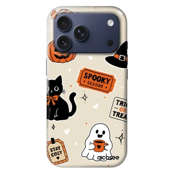 Husă pentru Apple iPhone 17 Pro - Halloween stickers