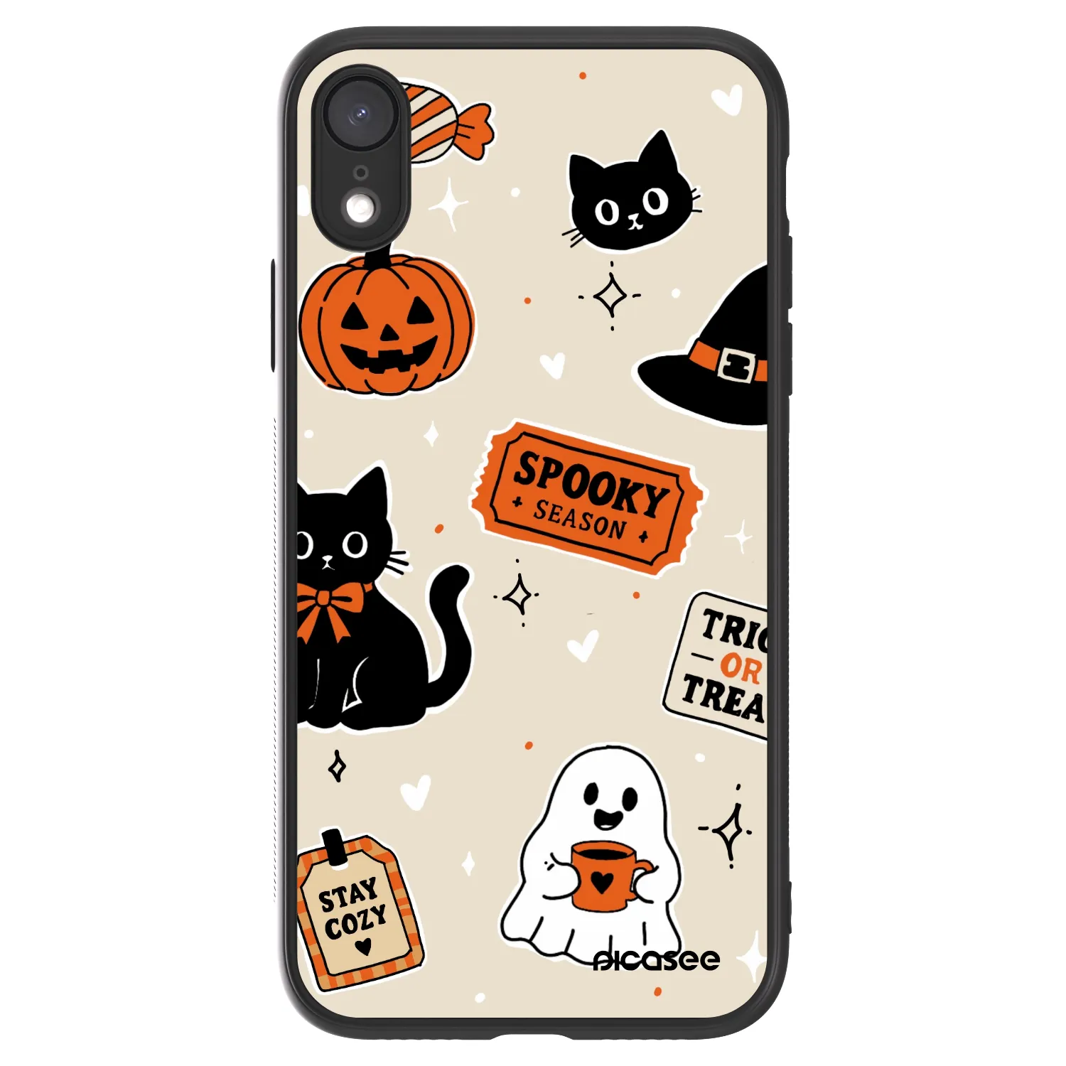 Picasee ULTIMATE CASE pentru Apple iPhone XR - Halloween stickers