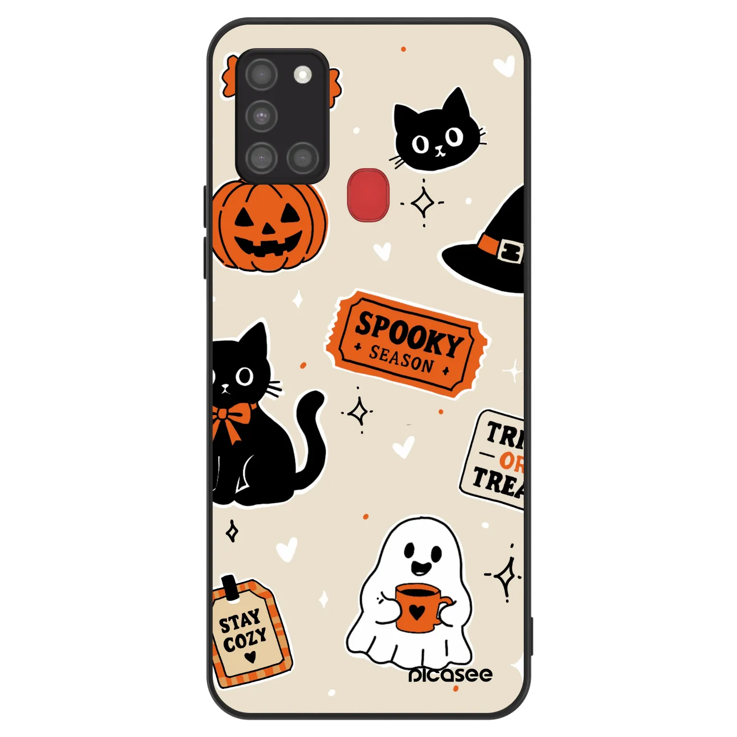 Picasee ULTIMATE CASE pentru Samsung Galaxy A21s - Halloween stickers