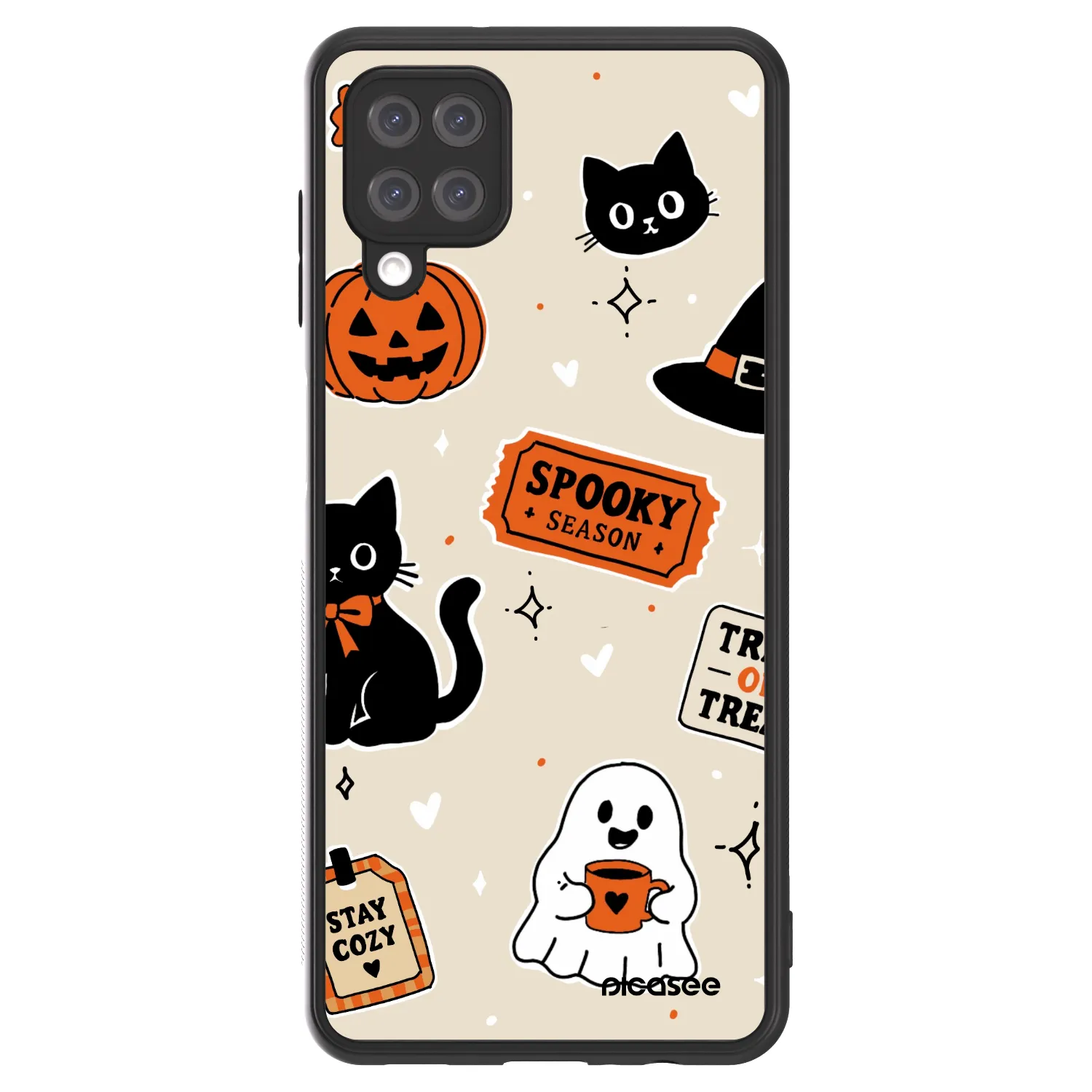 Picasee ULTIMATE CASE pentru Samsung Galaxy A12 A125F - Halloween stickers